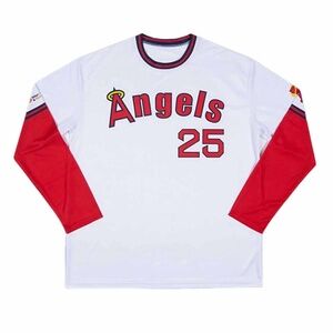 Angels Throwback Long Sleeve Shirt 2025 Giveaway Size XL